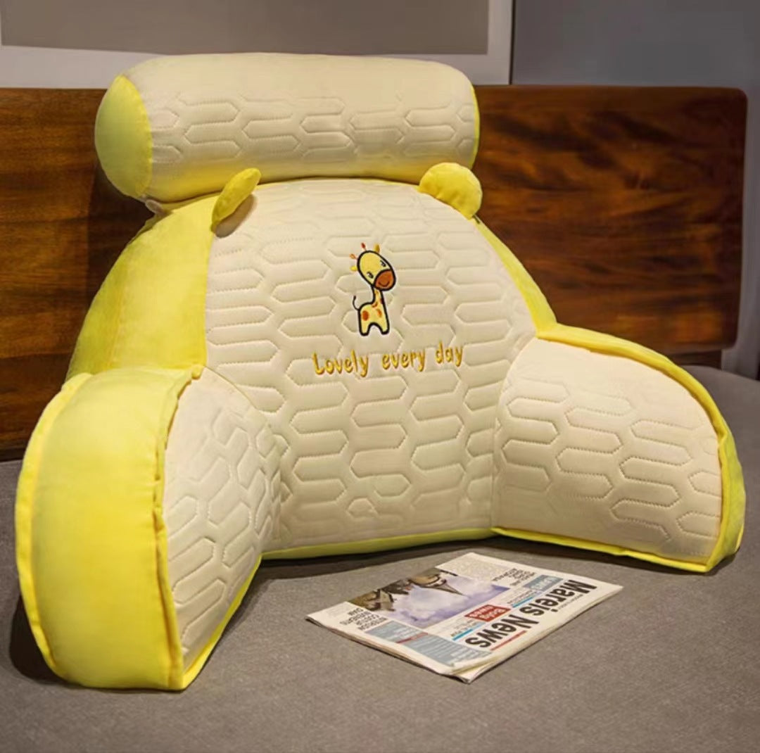 Summer Latex Ice Silk Cartoon Lumbar Pillow